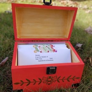 Mom's recipes box